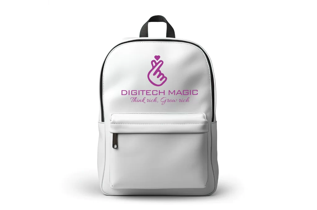 Backpack with branding