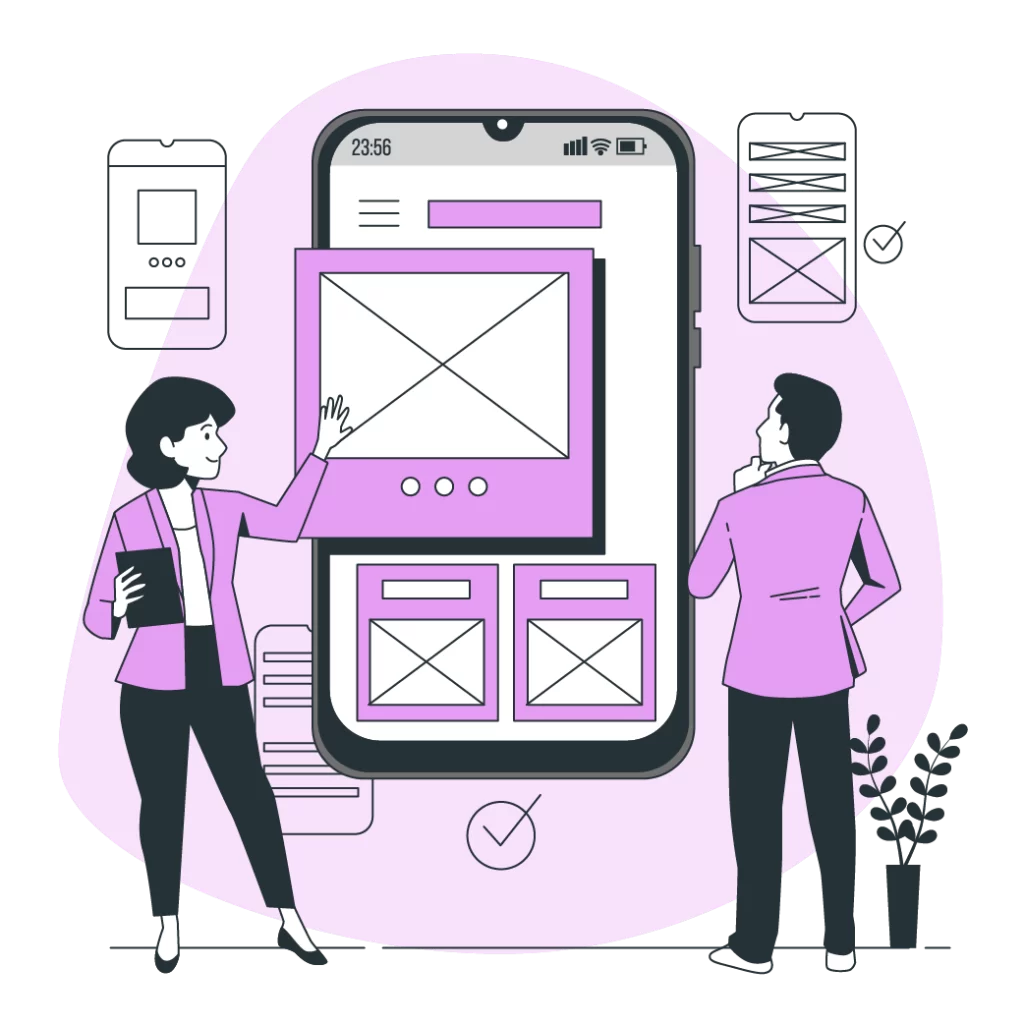 Responsive design Illustration