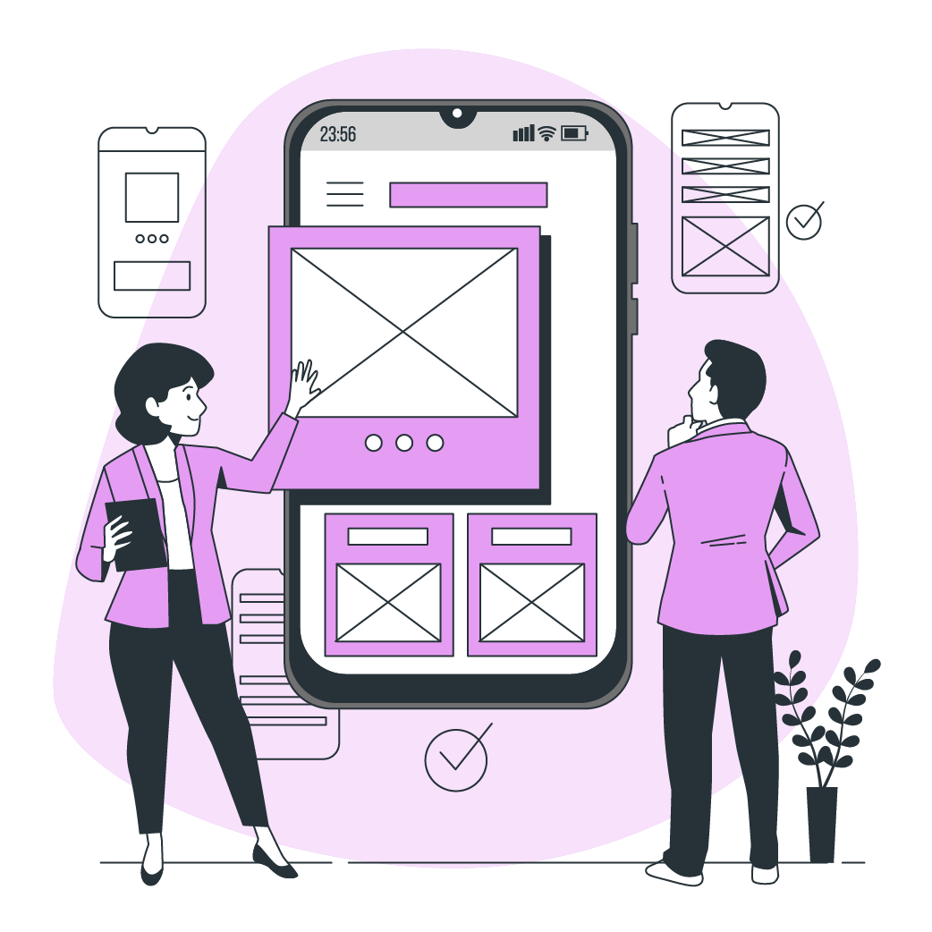 Responsive design Illustration