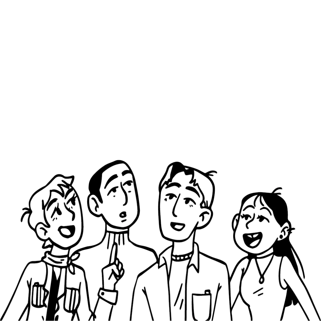 Team Mobile View Illustration