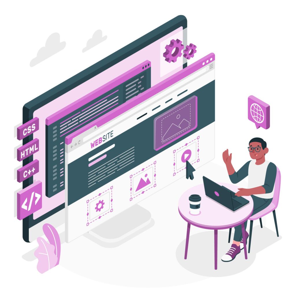 Web Design 1 illustration
