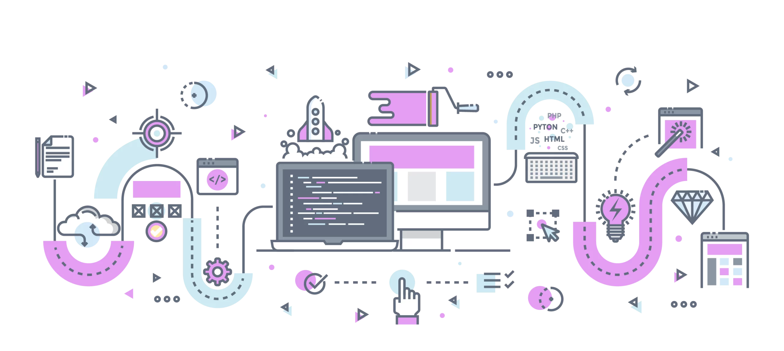 Web design Illustration